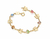 550849 - Pulseira infantil banhada a ouro 18k - comprar online