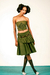 SAIA PLISSADA ASSIMETRICA MIDI - comprar online