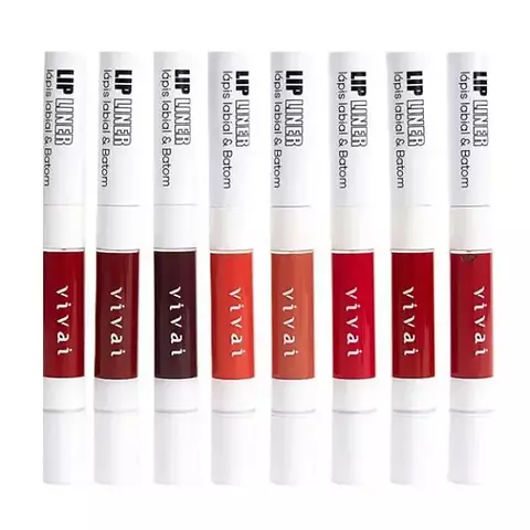 Lip Liner (lápis labial e batom) cor 06 - Vivai