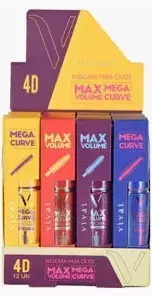 Máscara de Cílios Mega Curve - Vivai