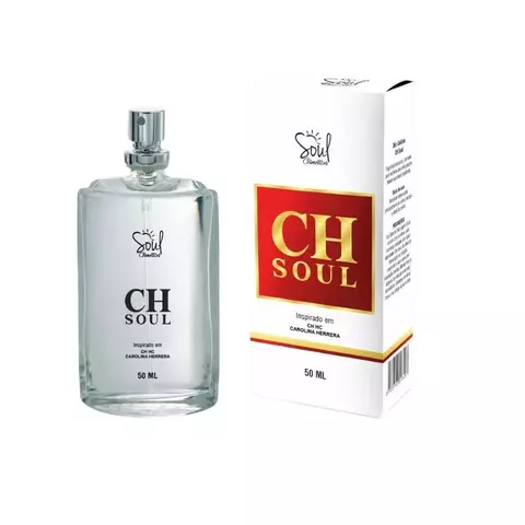Perfume CH Soul Masculino 50ml – Inspiração Carolina Herrera com Sofisticação e Força