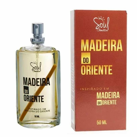 Soul Madeira do Oriente 50ml – Perfume Masculino Amadeirado Intenso e Sofisticado