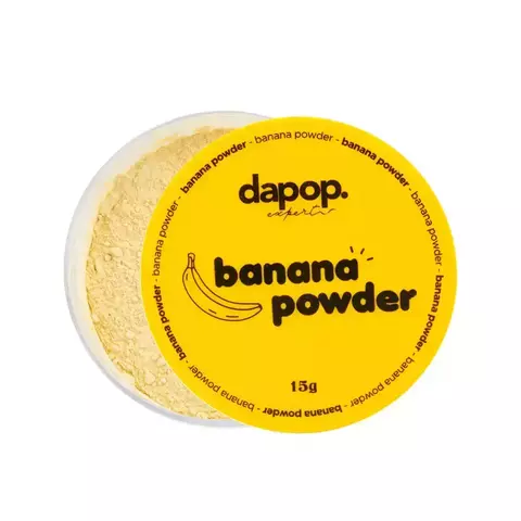 Banana Powder Dapop Expert 15g – Pele Uniforme, Toque Aveludado e Efeito Matte Imediato