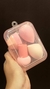 Kit Maquiagem com 3 Esponjas + 1 Pincel e Estojo - Evoé Makeup