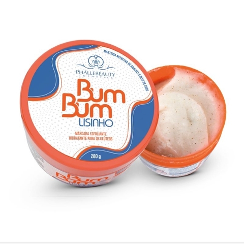 Máscara Esfoliante Hidratante para os Glúteos Bum Bum Lisinho 280ml Phallebeauty