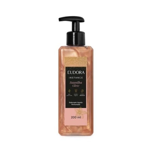 Sabonete Líquido Perfumado Instance Baunilha Glow 200ml Eudora