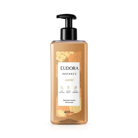 Sabonete Líquido Perfumado Instance Karité 400ml Eudora