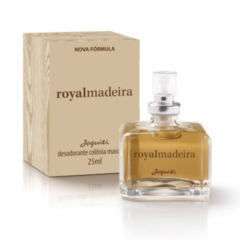 Desodorante Colônia Masculino Royalmadeira 25ml Jequiti