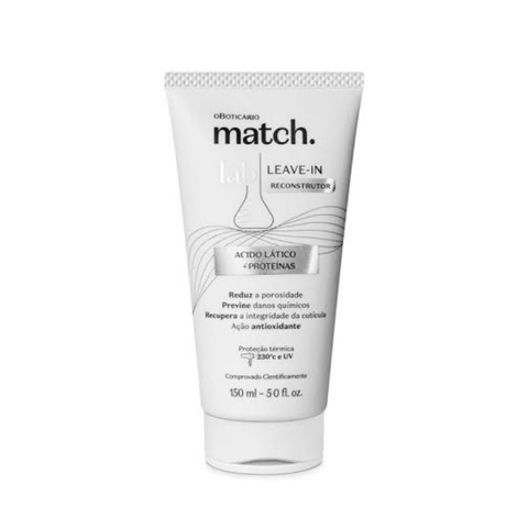 Leave-In Reconstrutor Match Lab Multibenefícios 150ml O Boticário