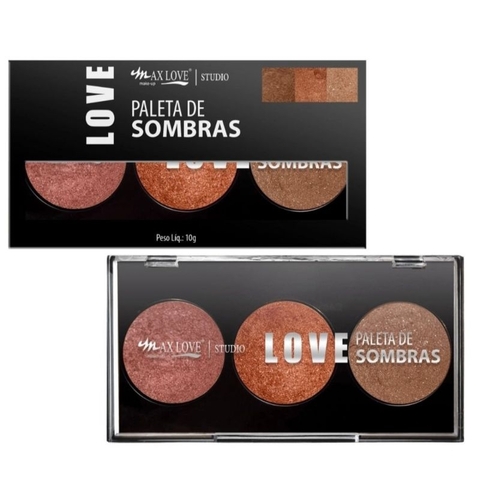 Paleta de Sombras 3 Cores Cor 2 Max Love