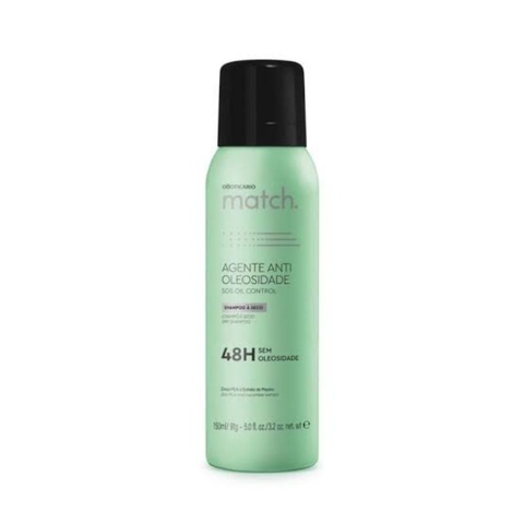 Shampoo à Seco Match Agente Antioleosidade 150ml O Boticário