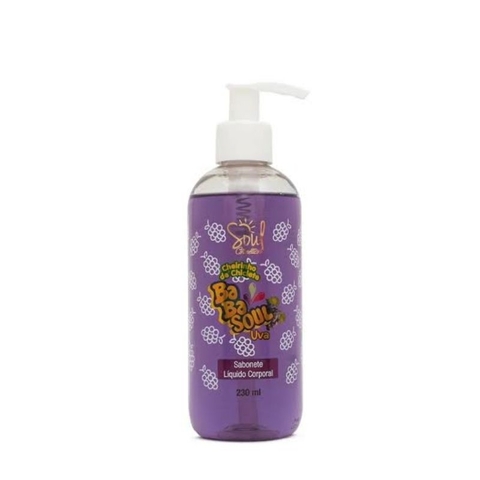 Sabonete Líquido Corporal Babasoul Uva 230ml Soul Cosméticos