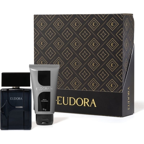 Kit Presente Eudora H Masculino 01 Desodorante Colônia 100ml 01 Balm Pós Barba 75g