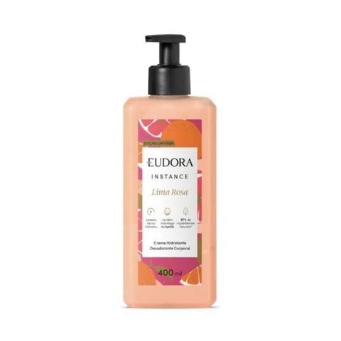 Creme Hidratante Desodorante Corporal Instance Lima Rosa 400ml Eudora