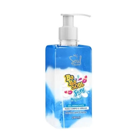 Gel Beijável Hidratante Menta com Creme Soul Cosméticos