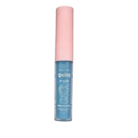 Lip Gloss Smurfs Brilho Glow Mia Make Cor Smurfantástico - Azul