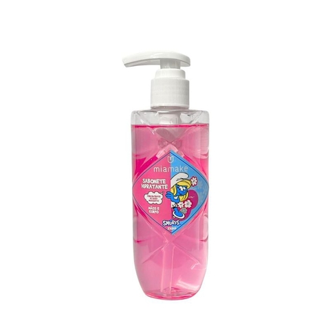 Sabonete Hidratante com Extrato de Rosa Mosqueta Smurf Mia Make 230ml