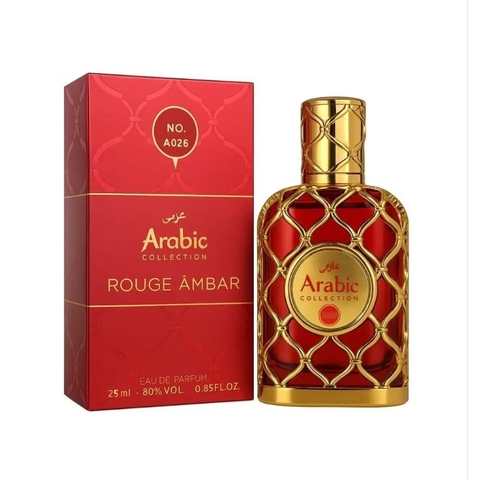 Perfume Feminino Âmbar Rouge 25ml Arabic Eau de Parfum