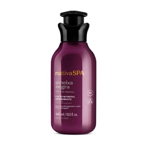 Loção Hidratante Desodorante Corporal Nativa SPA Ameixa Negra 400ml O Boticário