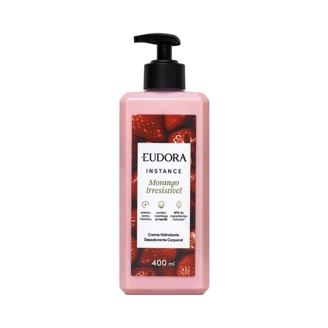 Creme Hidratante Desodorante Corporal Instance Morango Irresistível 400ml Eudora