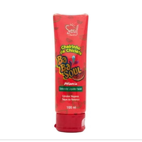 Sabonete Facial Babasoul Cheirinho de Trydent Melancia Soul Cosméticos 100ml