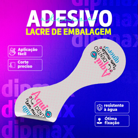 Lacre de Embalagem Adesivo Personalizado