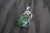 Imagen de Dije De Turquesa Montada En Plata Ley .925 C Collar De Piel.