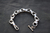 Pulsera Gruesa De Herraduras De Plata Ley .925 Para Hombre on internet