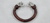 Brazalete De Piel Fina Con Guerrero Jaguar De Plata Ley .925 on internet