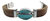 Pulsera De Madera Del Caribe Con Plata Y Turquesas Naturales