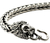 Pulsera Tejida De Plata 925 Con Cabezas De Leon en internet