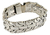 Pulsera Gruesa De Grecas De Plata Ley 925 Para Hombre - ARTESANOSMEX