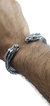 Image of Brazalete De Dragones De Plata Ley 925 Para Hombre