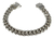 Pulsera Gruesa Tejido Cubano De Plata Ley 925 Para Caballero