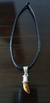 Dije De Colmillo De Piedra Natural Montado En Plata Ley .950 - buy online