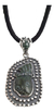 Imagen de Dije De Perfil Maya De Jade Montado En Plata Ley .925