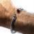 Brazalete Tipo Yurman De Plata Con Amatistas Naturales - buy online