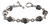 Pulsera De Calaveras Grandes De Plata Ley .925