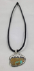 Dije De Turquesa Natural Montado En Plata Ley .925 - comprar en línea