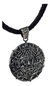 Image of Dije De Calendario Azteca De Plata Ley 925 Con Collar