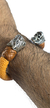 Brazalete De Piel Fina Con Guerreros Jaguar De Plata 925 - ARTESANOSMEX