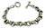Pulsera De Herraduras De Plata Ley 925 Para Hombre