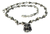 Cadena De Calaveras De Plata Ley 925 Con Dije De Calavera