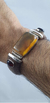 Pulsera De Madera Con Plata Y Piedra Natural De Chiapas - buy online