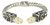 Brazalete De Plata 925 Con Jaguares Tallados A Mano