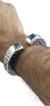 Image of Brazalete De Grecas De Plata Ley 925 Con Jade