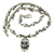 Imagen de Cadena De Calaveras De Plata Ley 925 Con Dije De Calavera