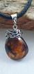 Dije De Piedra Natural Montado En Plata Ley .925 Con Collar - ARTESANOSMEX