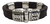 Pulsera De Piel Tejida Color Chocolate Con Grecas De Plata