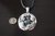 Dije De Plata Ley .925 Estilo Navajo Adornado Con Piedras